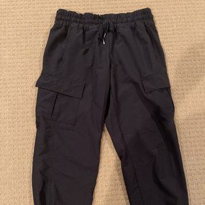 Black Windbreaker Joggers